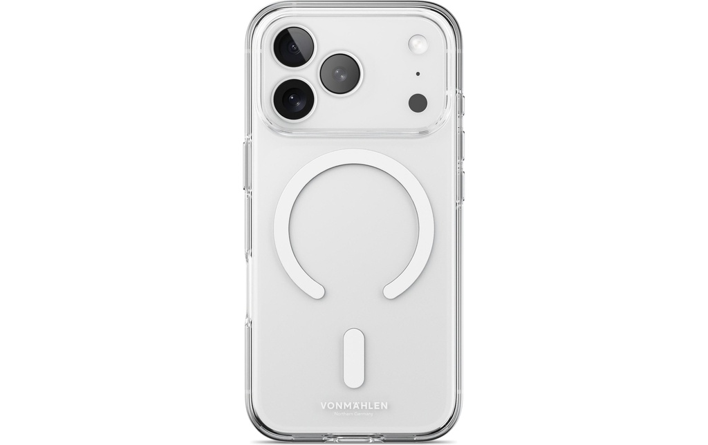 Vonmählen Coque arrière Étui transparent MagSafe iPhone 17 Pro Max