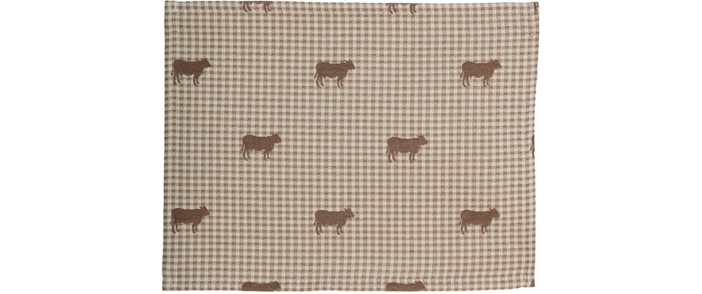 Hubatka Set de table Bella 35 cm x 45 cm, Beige
