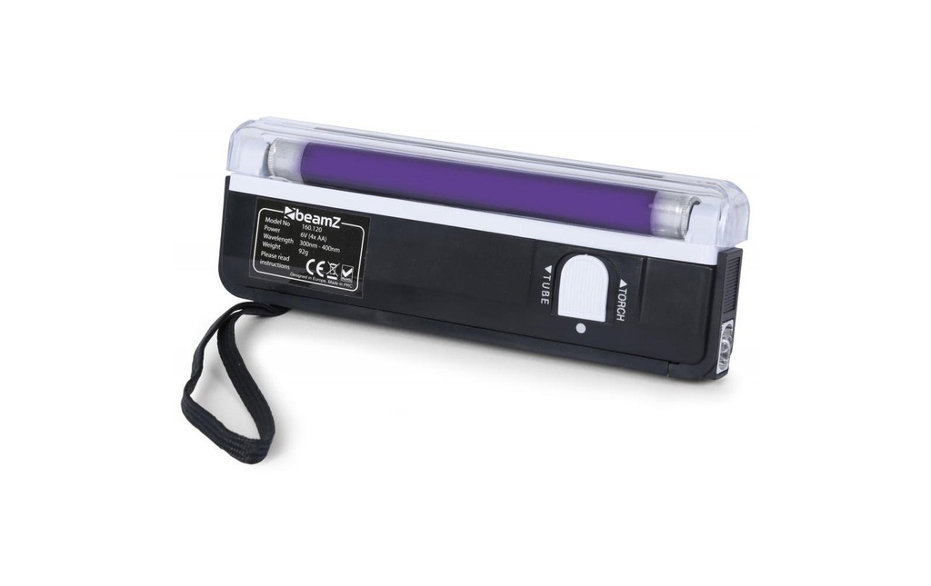 BeamZ Lampe de poche UV BUV15TL