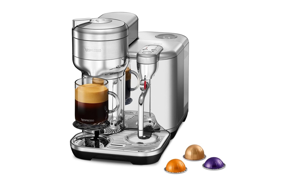Sage Machine à café Nespresso Vertuo Creatista Brushed Steel
