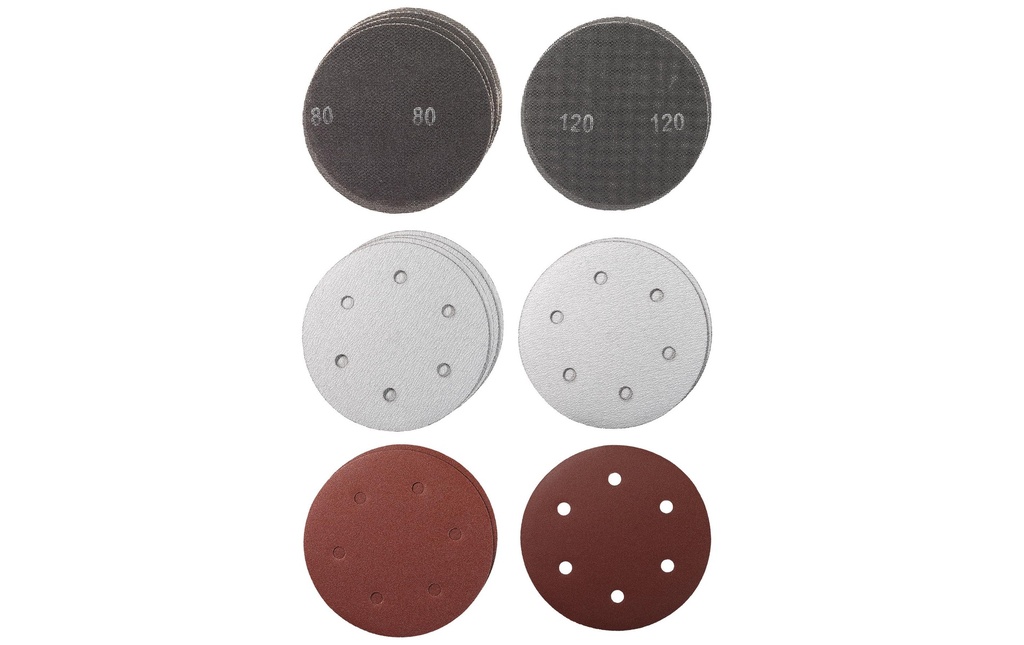 Einhell Kits de papier abrasif Ø 225 mm 15 pièces