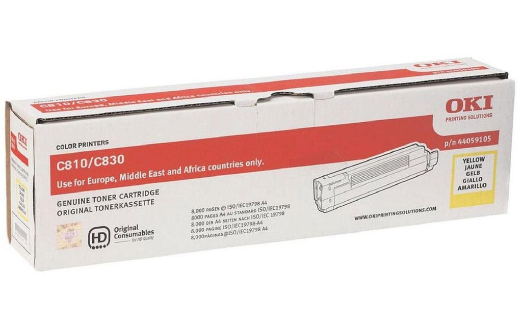 OKI Toner 44059105 Yellow