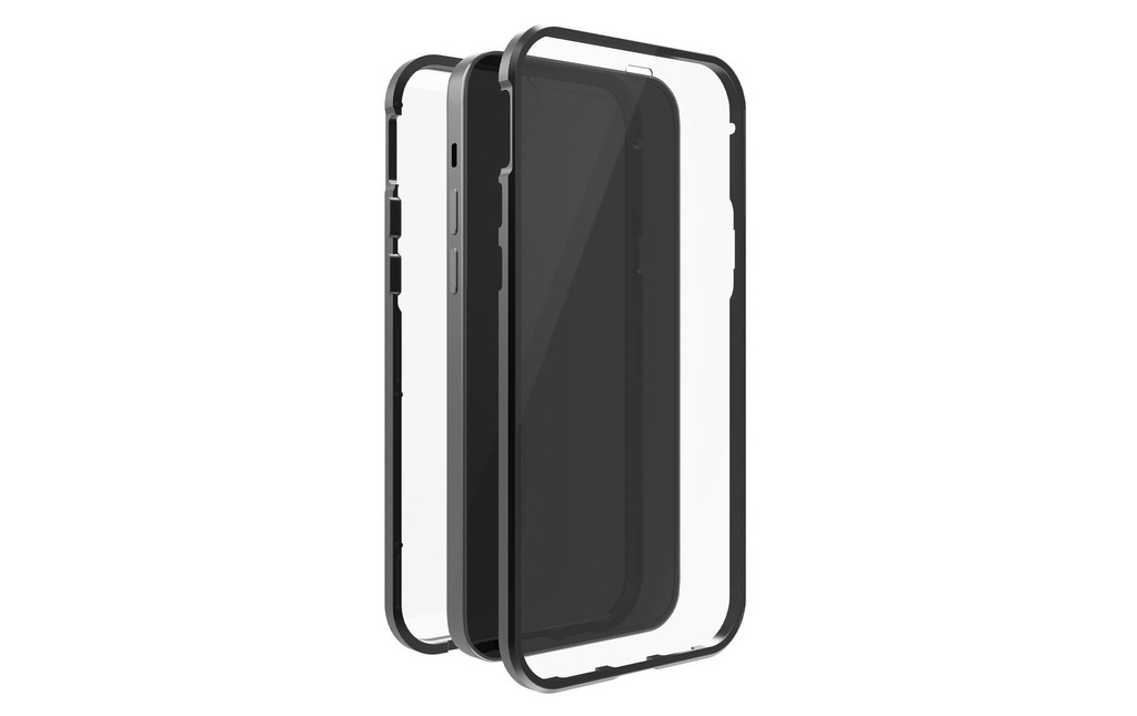 Black Rock Coque arrière 360° Glass iPhone 14 , noir