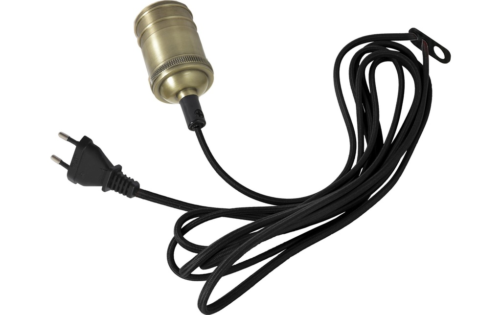 Star Trading Lampe suspendue CLASSIQUE Noir / Or