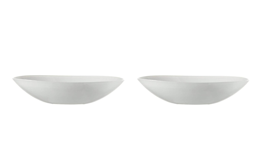LEONARDO Coupe Albastro 32 x 22 cm, 2 Pièce/s, Blanc