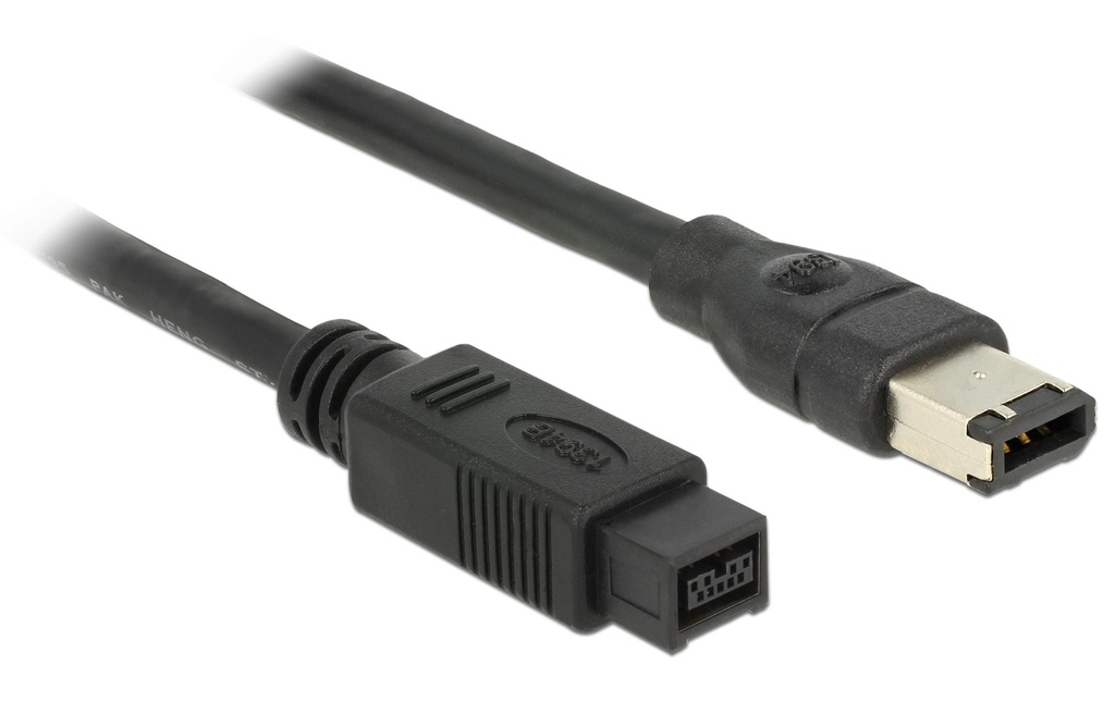 Delock Câble FireWire 400Mbps 9Pin-6Pin 2 m