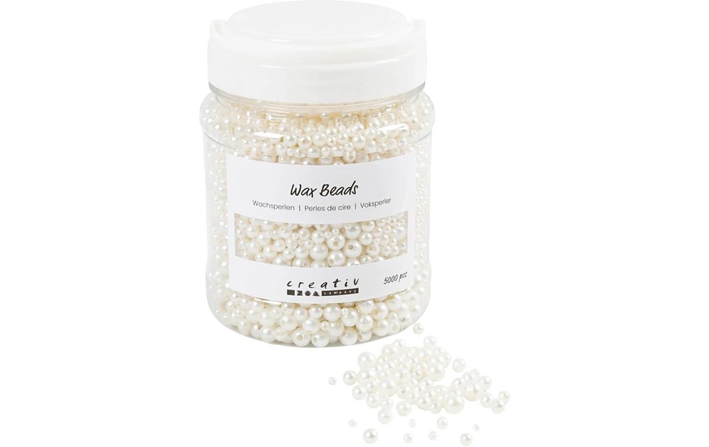 Creativ Company Kits de perles Blanc perle