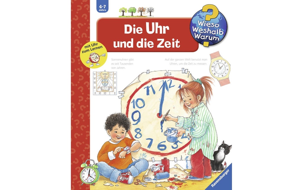 Ravensburger Livres pratiques pour enfants WWW L'horloge et l'heure