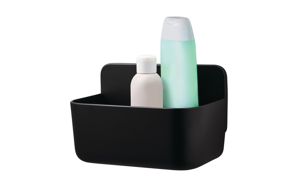 tesa Corbeille de douche Lavaa S, Noir