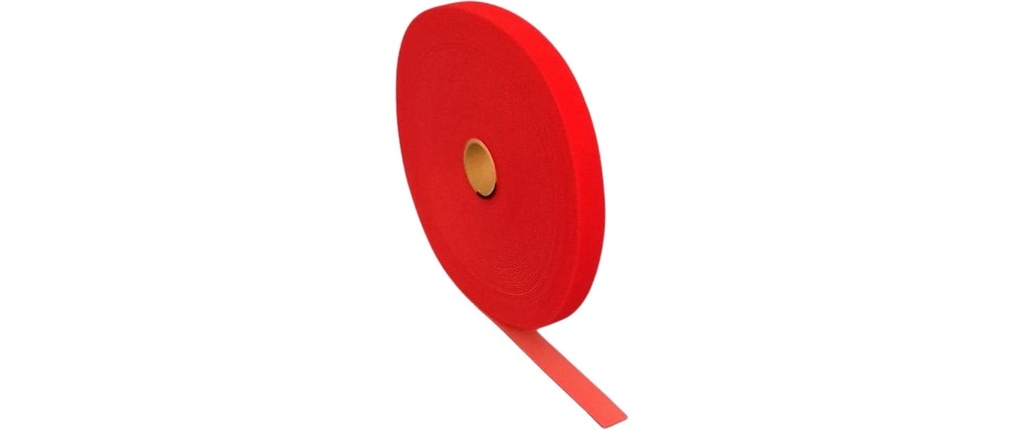 FASTECH Rouleau de bande auto-agrippante ETN Fast-Strap Rouge 20 mm x 5 m