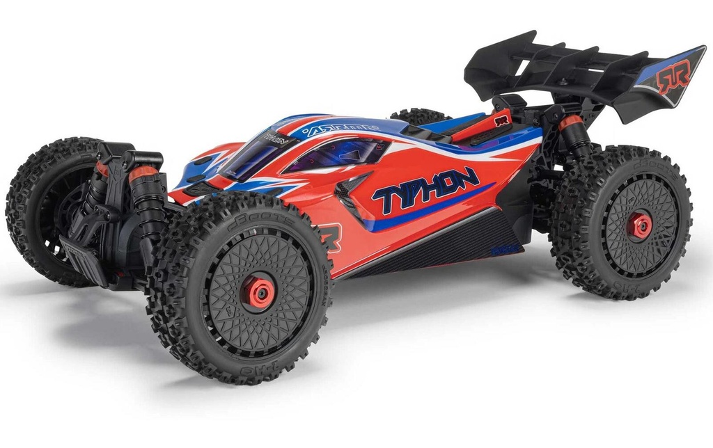 Arrma Buggy Typhon MEGA 665, rouge 1:8, ARTR