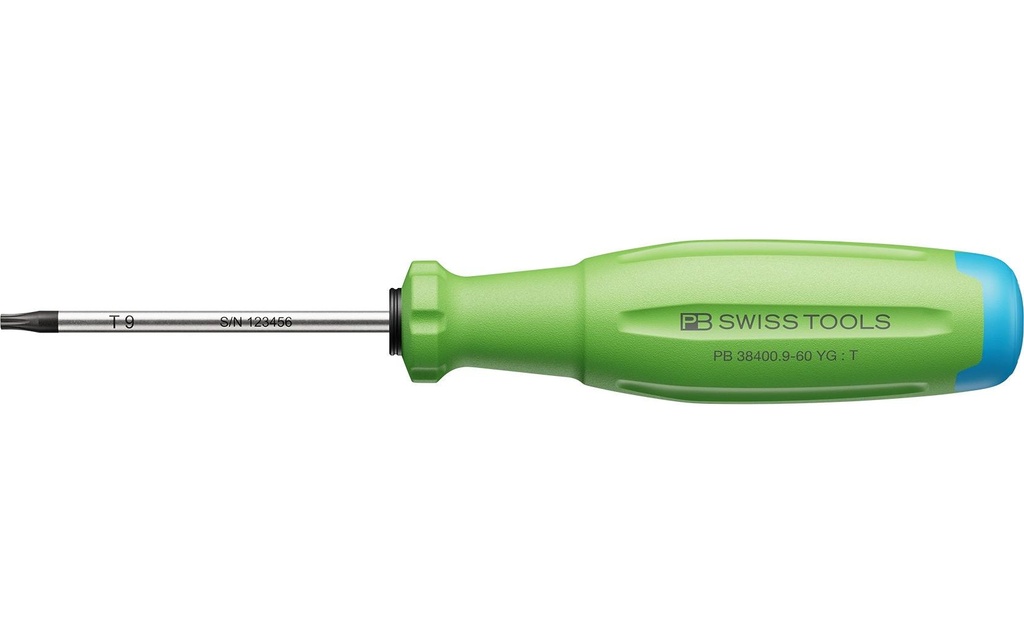 PB Swiss Tools Tournevis PB 38400.9-60 Torx vert clair