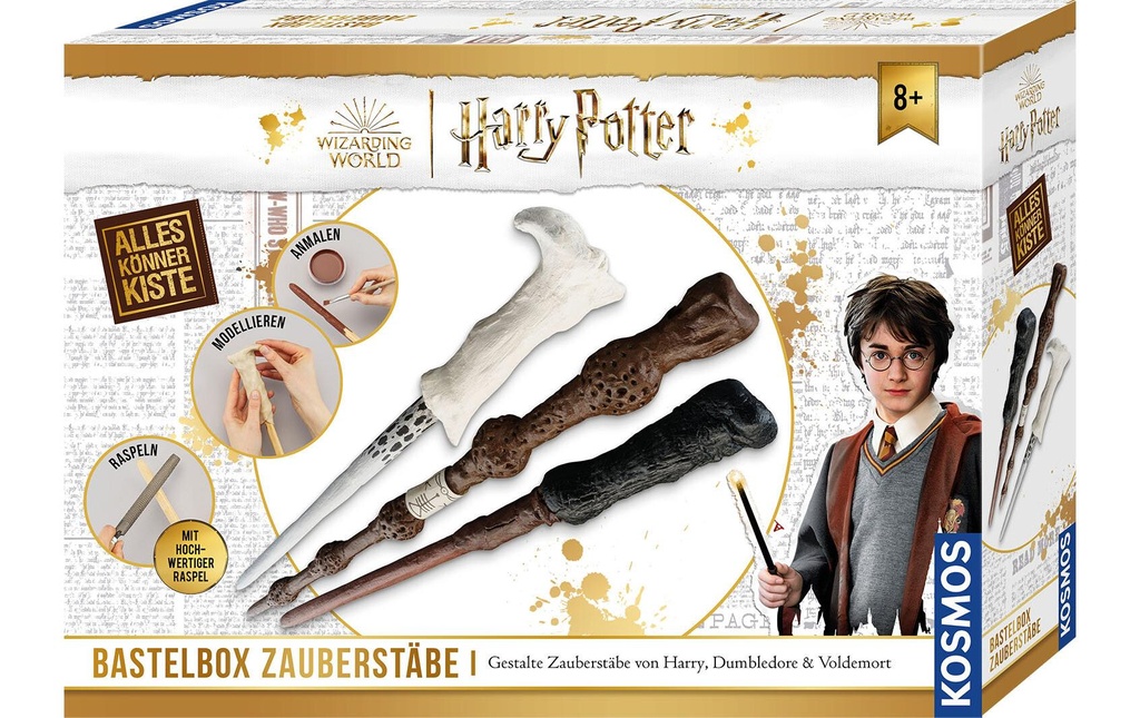 Kosmos Boîte de bricolage Harry Potter – Baguettes magiques
