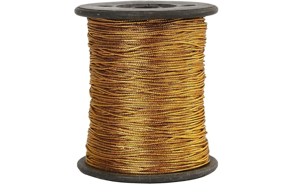 Creativ Company Ficelle de suspension 0.5 mm x 100 m, Doré