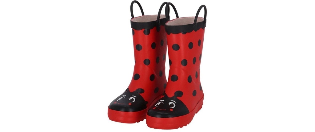 Esschert Design Bottes en caoutchouc Coccinelle, taille 29/30