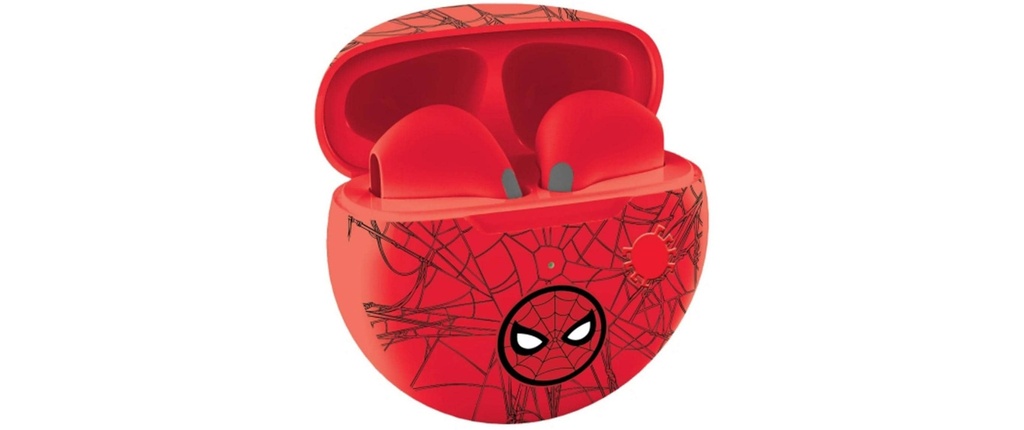 Lexibook Casque d'écoute Bluetooth sans fil SpiderMan Rouge