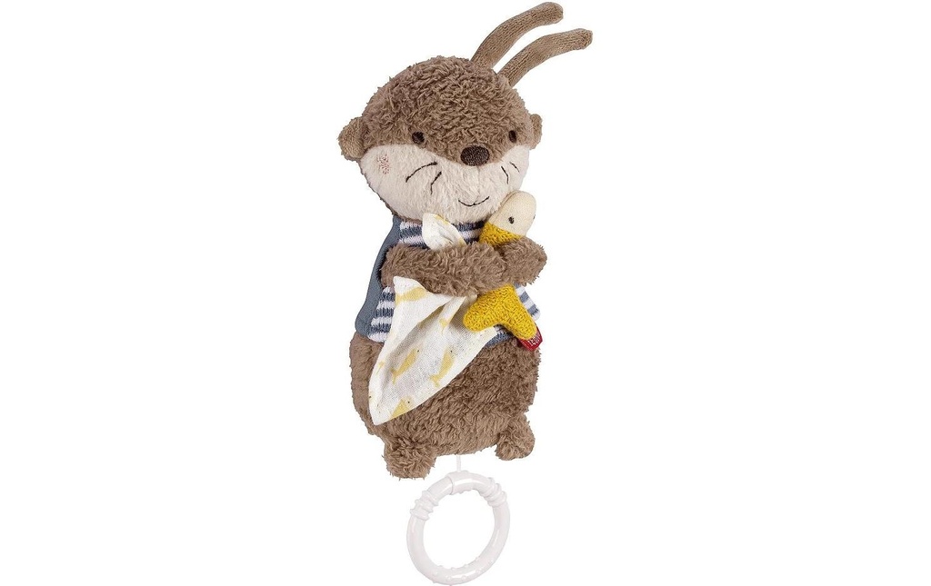 fehn Peluche musicale Mini Loutre