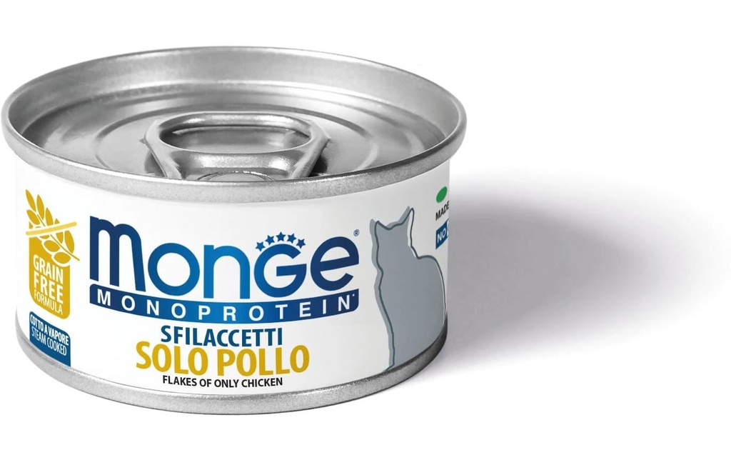 Monge Alimentation humide Chat Monoprotéine Poulet 80g