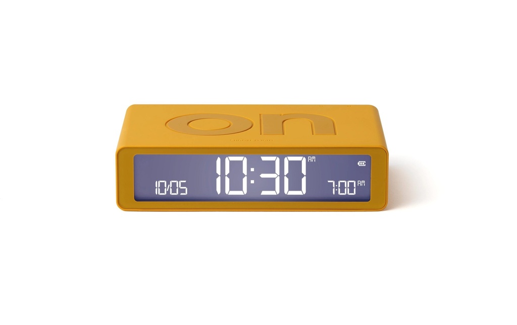 Lexon Réveil numérique Flip Classic Jaune