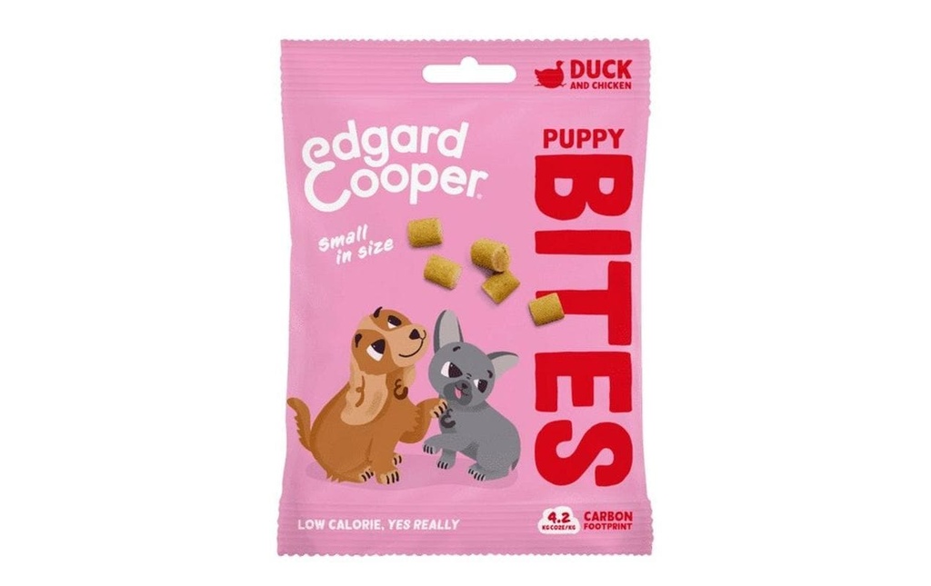 Edgard & Cooper Friandise Puppy Bites Canard & Poulet Small, 50g