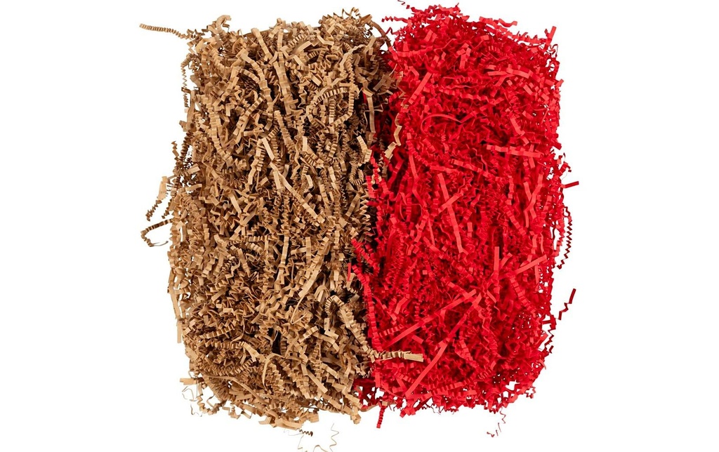 Creativ Company Matériau de remplissage papier 25-30 cm x 3 mm, 100g, brun-rouge