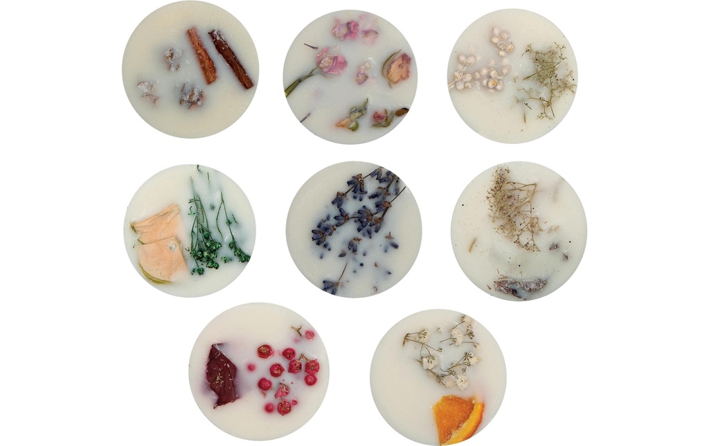 Stoneglow Plaquettes de cire parfumées Botanical Scented 8 pièces, 240 g