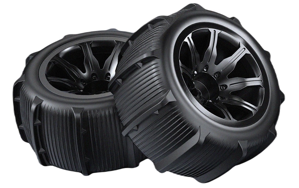 Amewi Roues complètes de paddle de sable, 2 pièces HyperGo 1:14