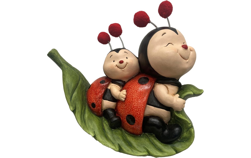 Dameco Figure décorative deux coccinelles 19 x 38.8 x 29.5 cm