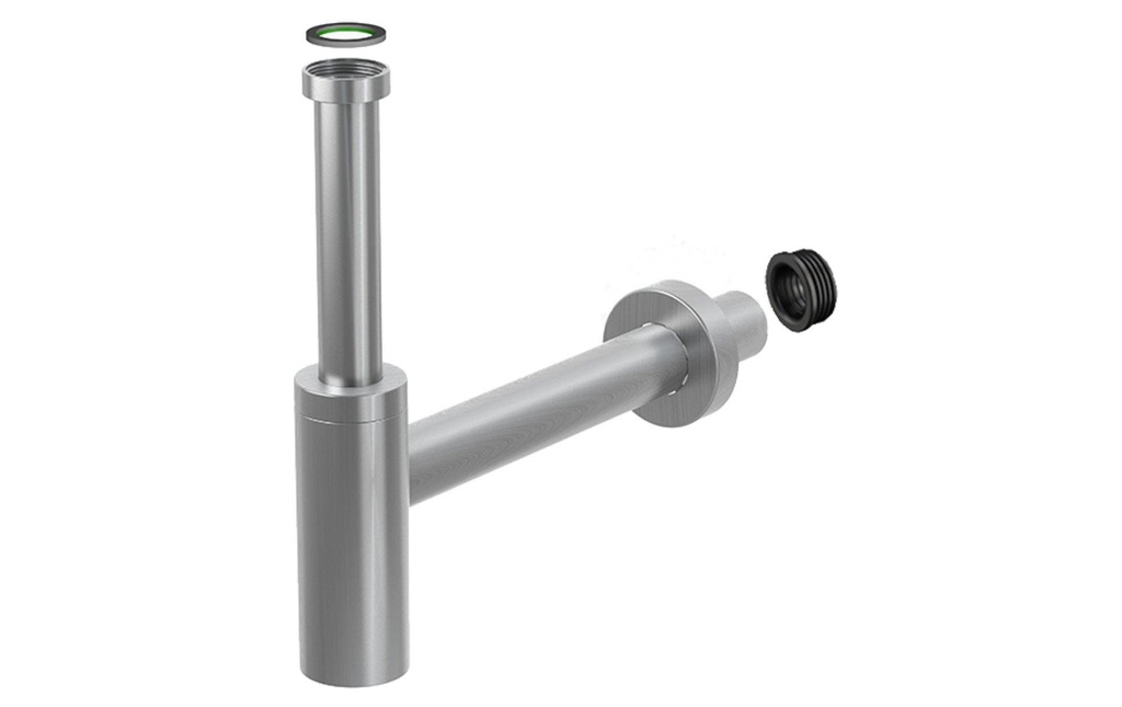 diaqua® Siphon de lavabo Profi-Line 1 1/4 x Ø 40 mm, Brossé
