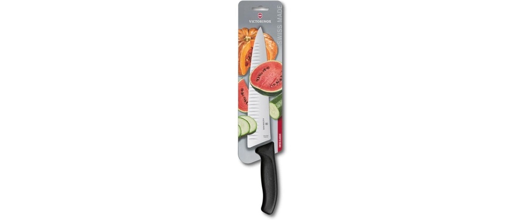 Victorinox Couteau de chef Swiss Classic Noir, 25 cm