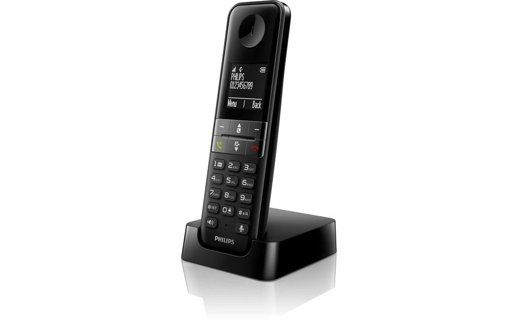 Philips Téléphone sans fil D4701B Noir