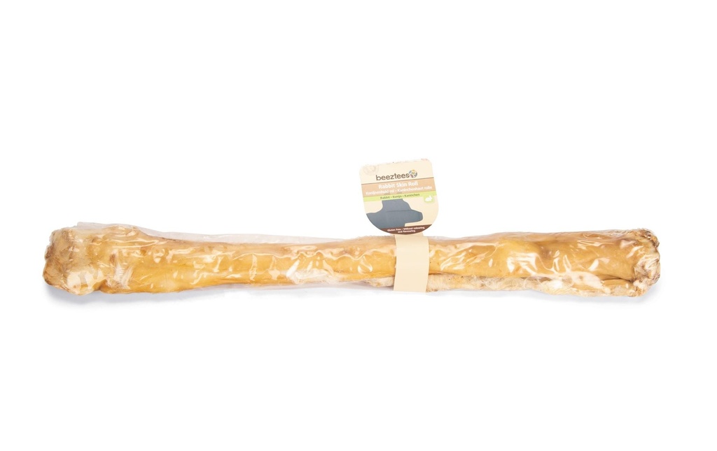 Beeztees Produit à mâcher  Rouleau de peau de lapin, 1 pièce