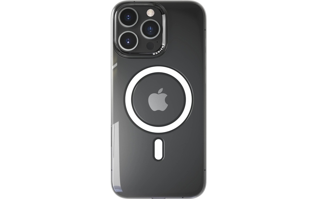 Nudient Coque arrière Boîtier mince Magsafe iPhone 16 Pro Max Transparent