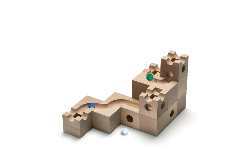 Cuboro Accessoires pour circuits de billes Tunnel Le set extra