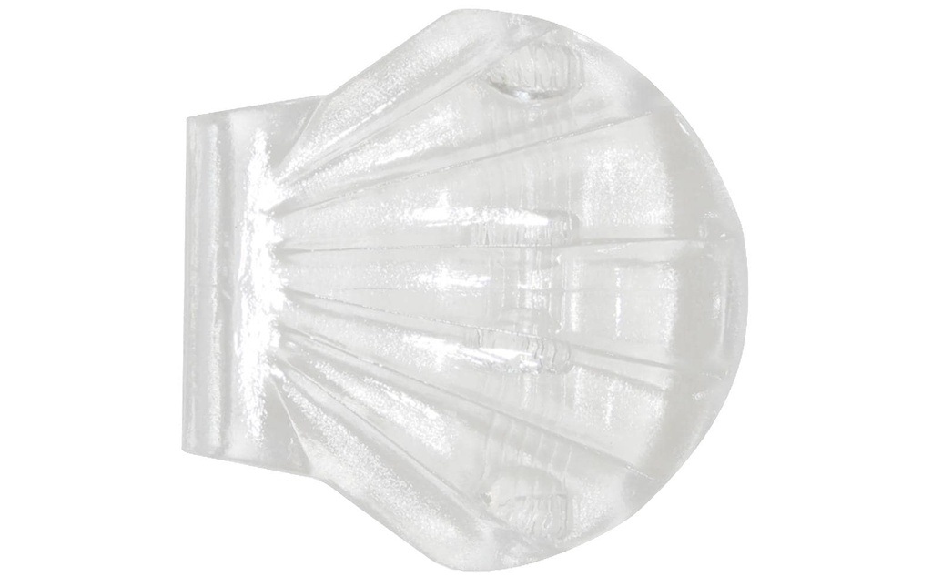 spirella Crochets pour rideau de douche Clip en coquillage, Chrystal Pince à rideau