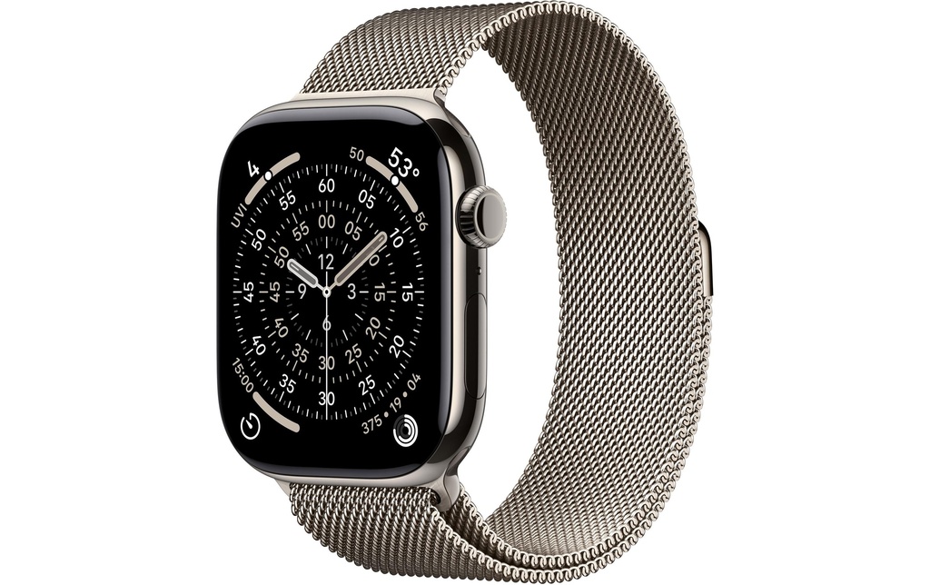 Apple Watch Series 11 46 mm LTE Nat Titanium Milanese Loop S/M