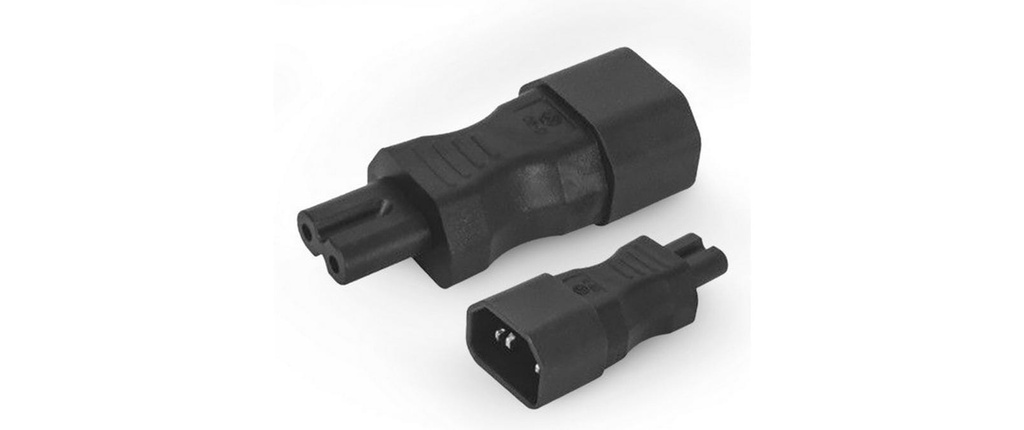 Alpha Elettronica Fiche adaptateur C7 - C14, droit