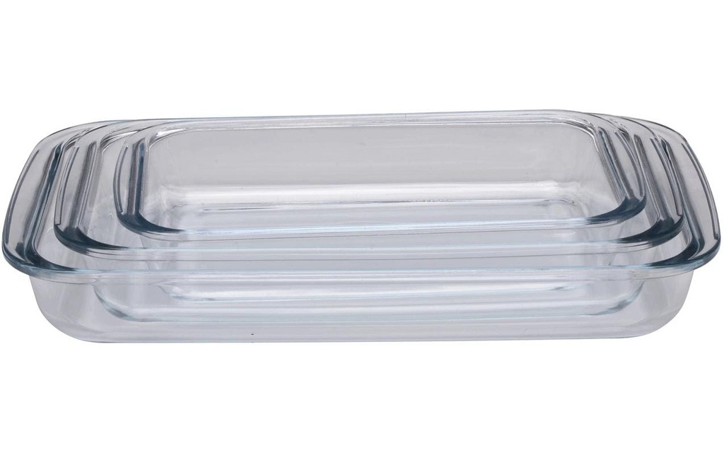 alpina Services de plats en cocotte Angulaire, Transparent