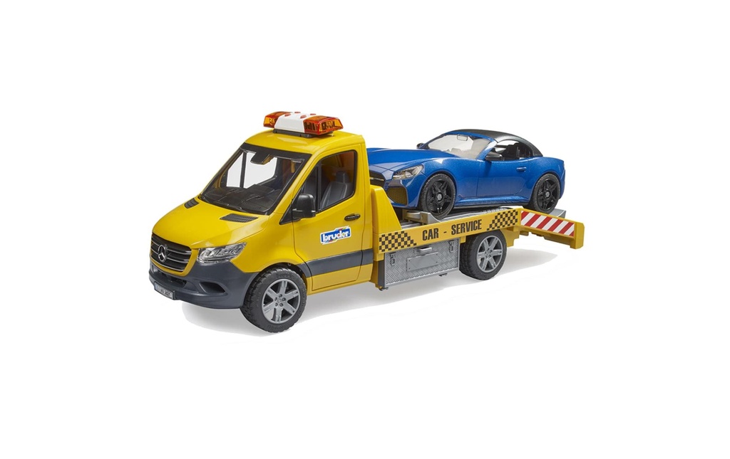 Bruder Spielwaren MB Sprinter Car Transporter L+S, Roadster