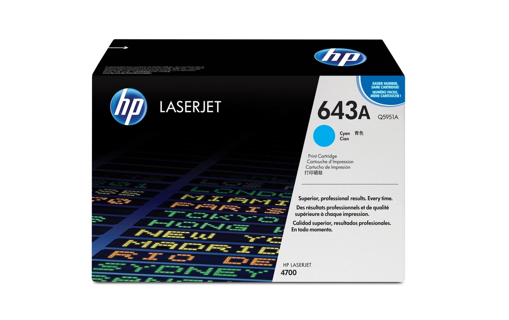 HP HP toner 643A cyan