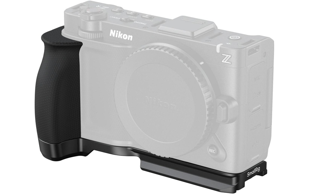 Smallrig Mount Plate L-Shaped avec poignée en silicone pour Nikon ZR