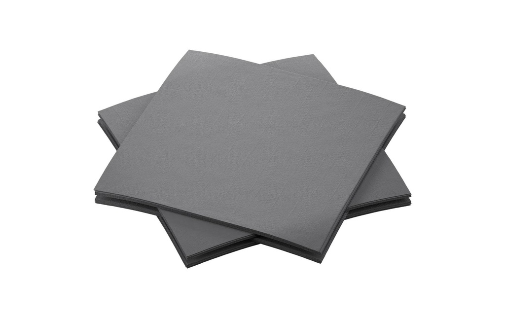 Duni Serviettes à cocktail 20 cm x 20 cm, 180 Pièce/s, Granit