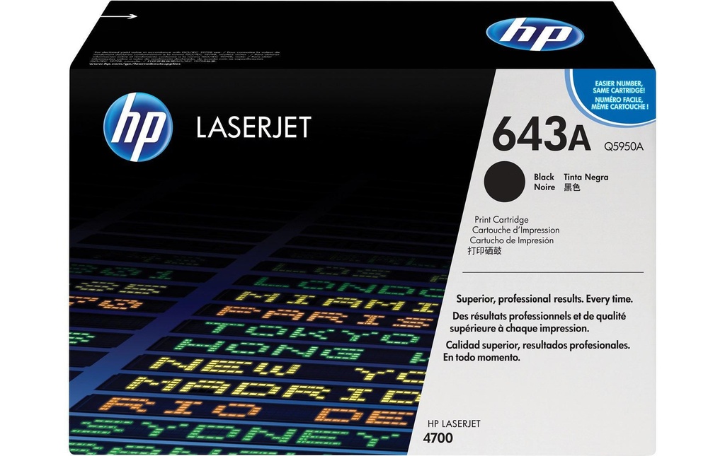 [770240100] HP HP toner 643A black
