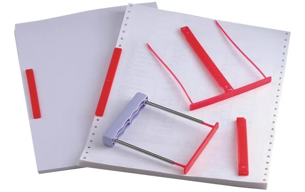 Büromaterial Clip pour archives avec poignée de transmission 100 pièces