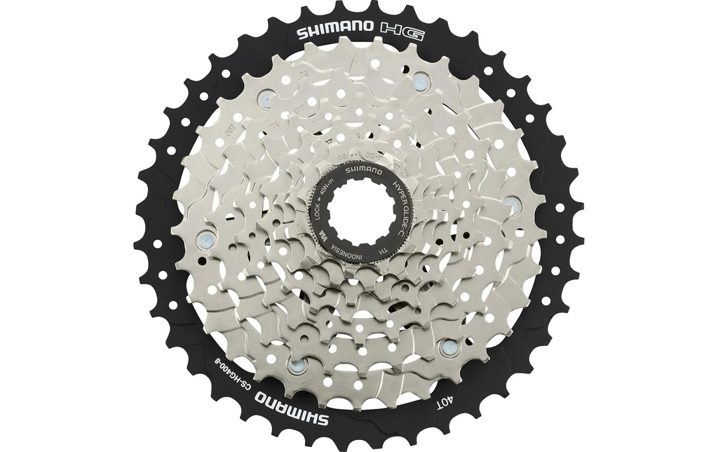 Shimano Cassette de vélo CS-HG400, 8 vitesses, 11-40 dents
