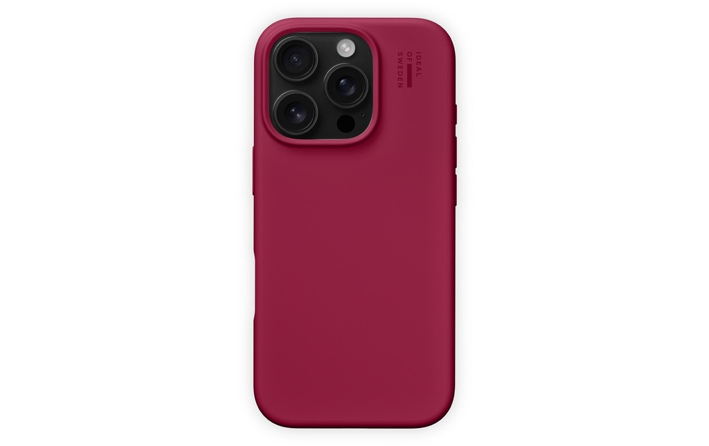 Ideal of Sweden Coque arrière Silicone iPhone 16 Pro Max Canneberge