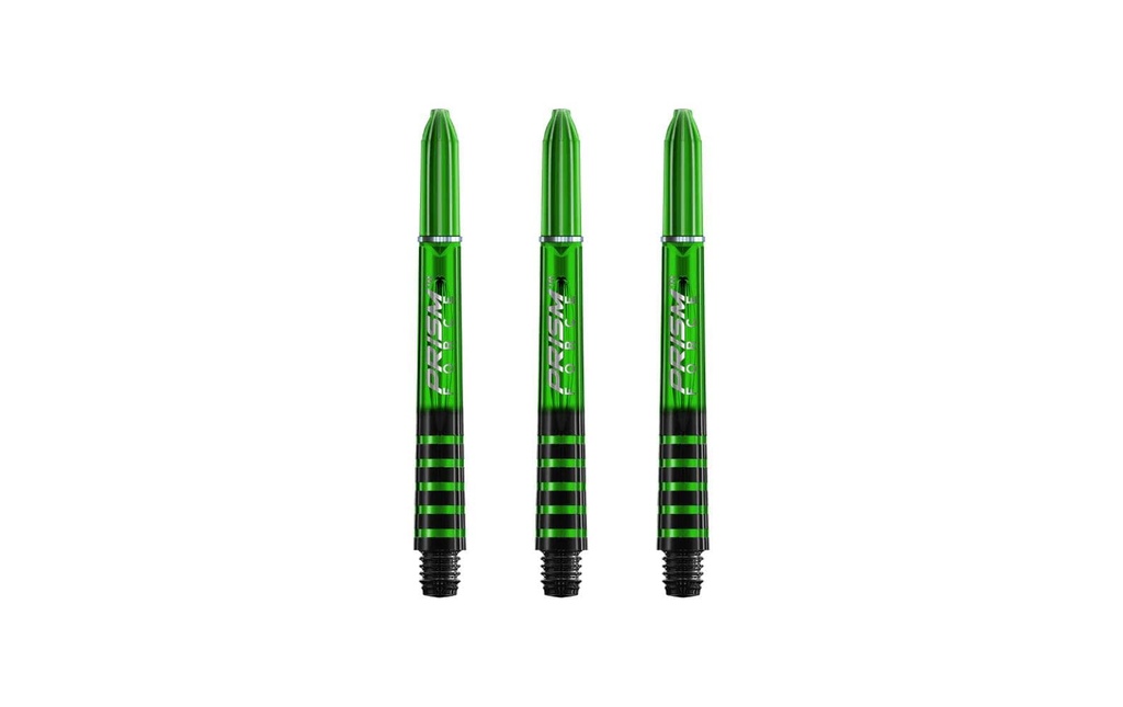 Winmau Shaft Prism Force Medium 47 mm, 3 pièces – Vert