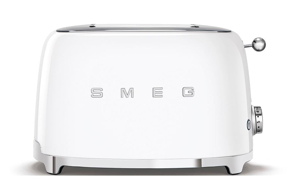 SMEG Grille-pain 50's Retro Style TSF01WHEU Blanc