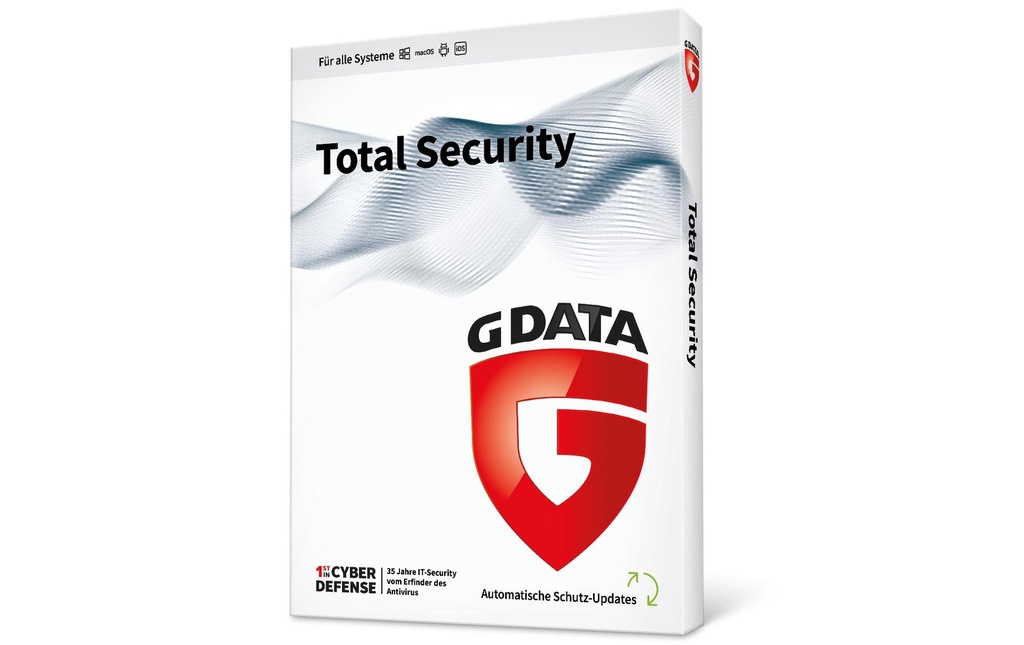 G DATA Total Security Boîte, Version complète, 1 utilisateur