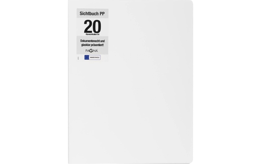 Pagna Chemises de présentation Office A4 Blanc